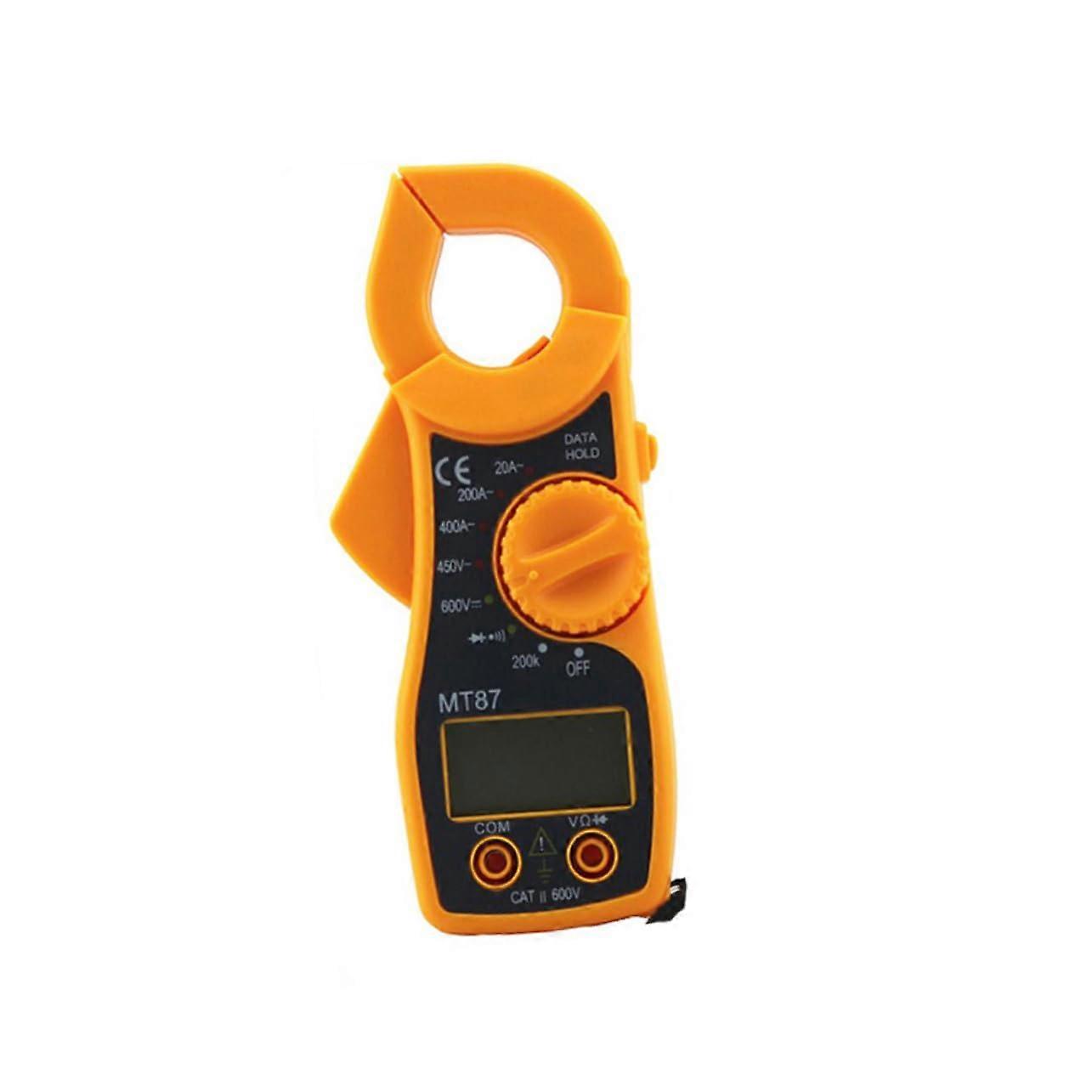 Multimeter Clamp Digital Electric Tester with Battery Indicator, Overload Protection, Data Hold, Diode Function, LCD Display