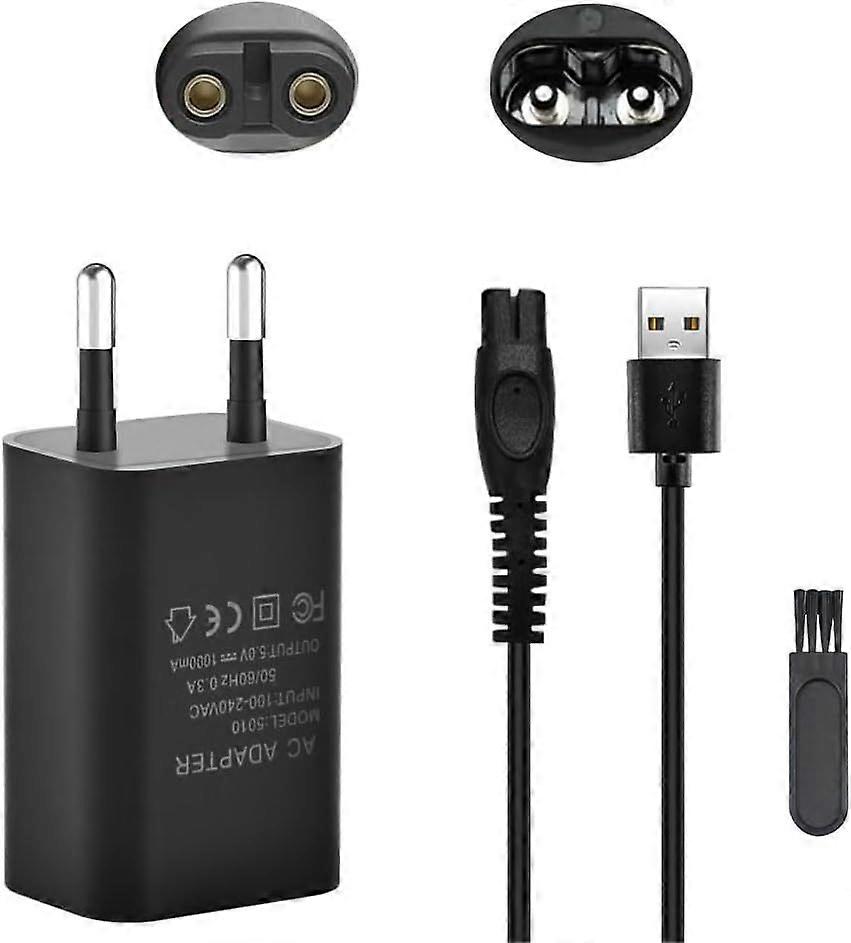 5V Shaver Charger for Philips OneBlade QP2824 QP2734 QP2724 QP4631 S5898 S7887 MG9550 MG9530 MG5950 USB Power Portable Power Cord