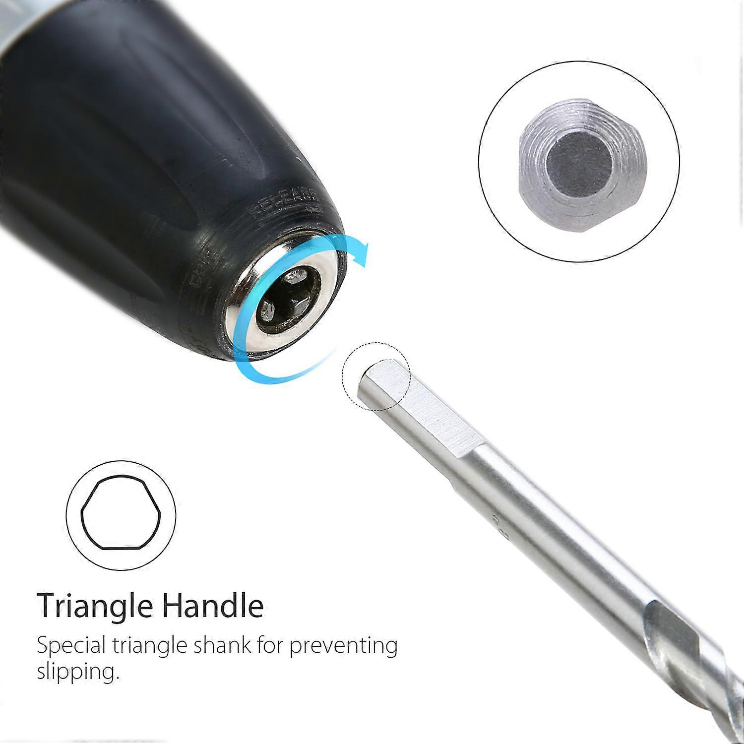 Meterk MK23 7PCS Cement Masonry Drill Bit Set with Sandblasting Surface Treatment