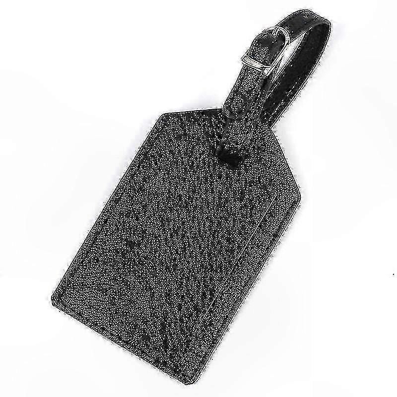 Travel Luggage Tag with Privacy Protection for Suitcase ID and Address Label