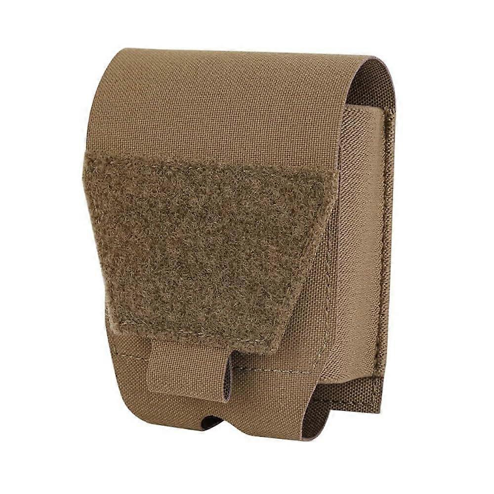 Handcuff Pouch Nylon MOLLE Handcuff Holder for Duty Belts Universal Fit Khaki