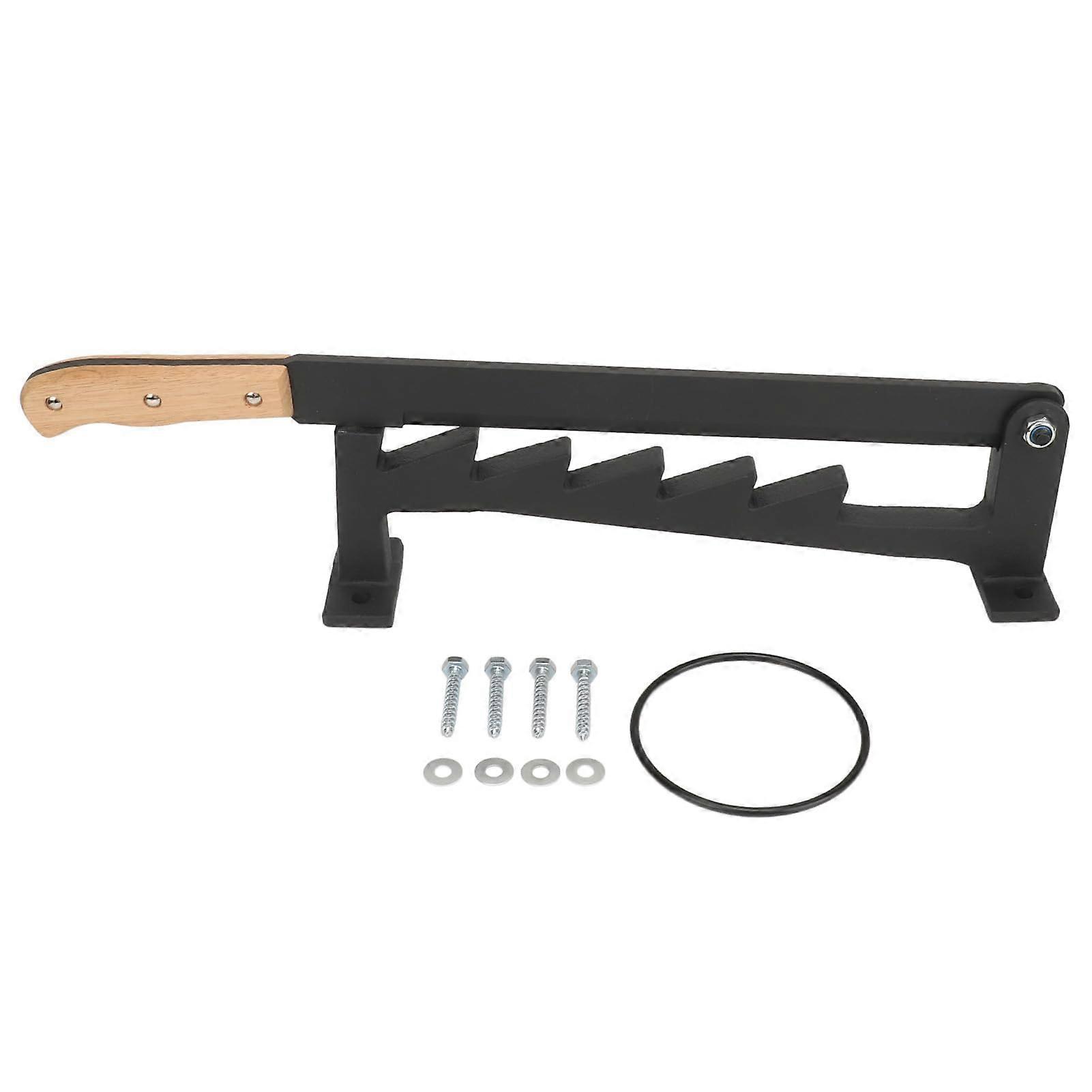 Kindling Splitter Wall Mounted High Carbon Steel Manual Wood Cracker for Indoor Outdoor Firewood Log Splitting Camping
