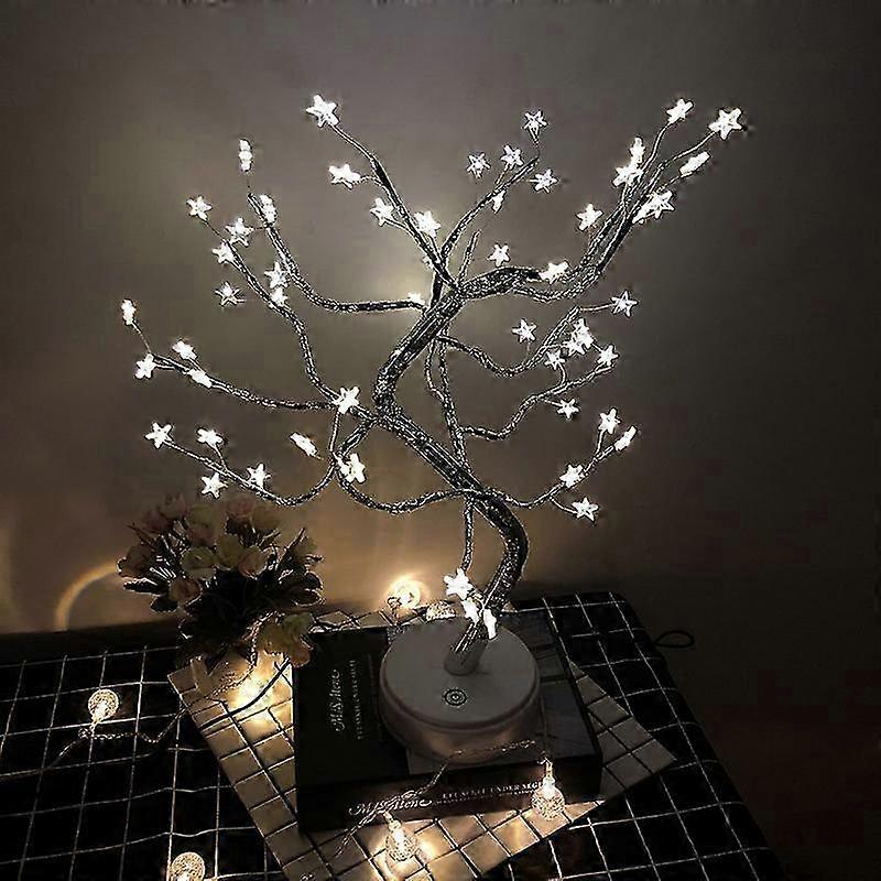 Tabletop Bonsai Lighted Tree LED Christmas Decorations Table Tree L...