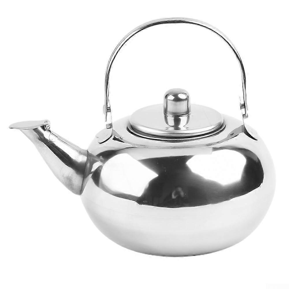 Stainless Steel Teapot With Built In Strainer, 2.5L Capacity, Durable Kitchen Essential