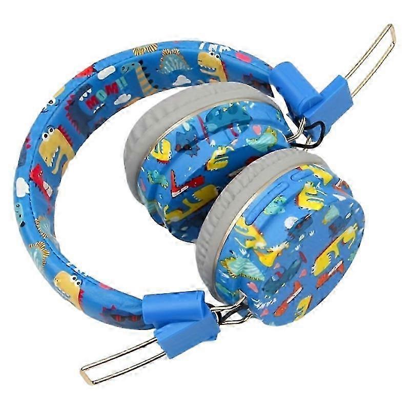 Headmounted Bluetooth headset for children cute cartoon dinosaur wi...
