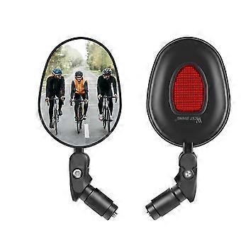 1Pc WEST BIKING YP0720031 Specchietto retrovisore per bici grandangolare 360 & # 176; Rotazione MTB Strada Bicicletta Maniglia