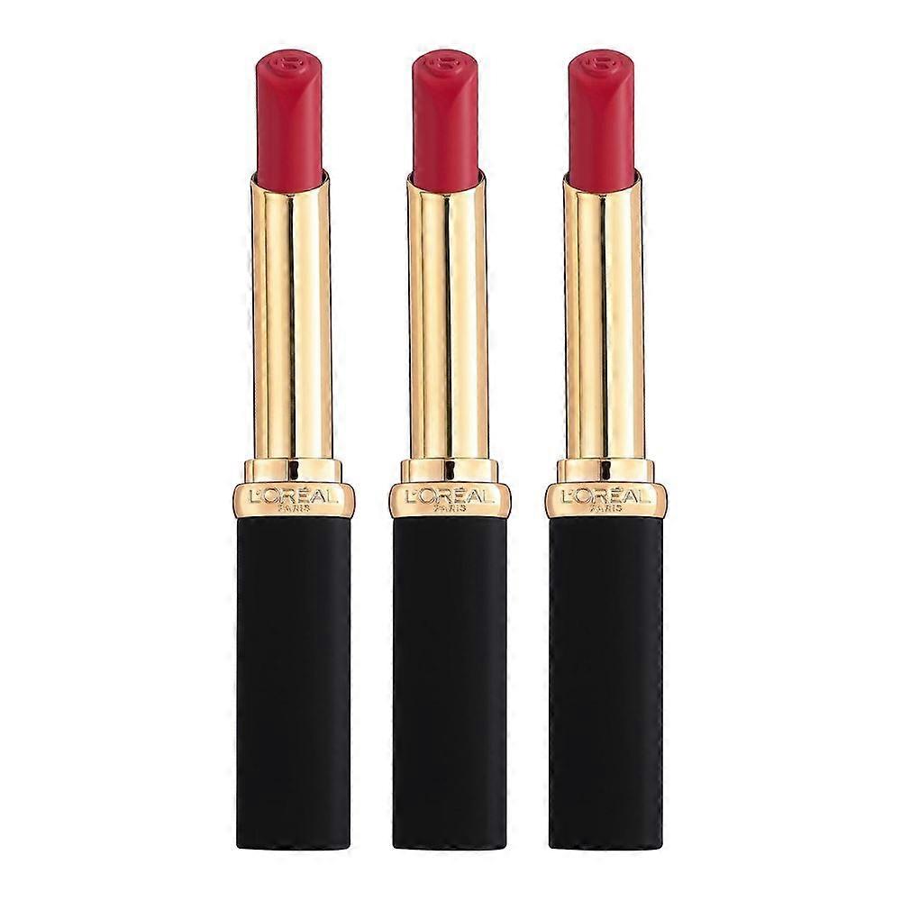 3 x L'Oreal Color Riche Intense Volume Matte Lippenstift - 188 Le Rose Aktivist