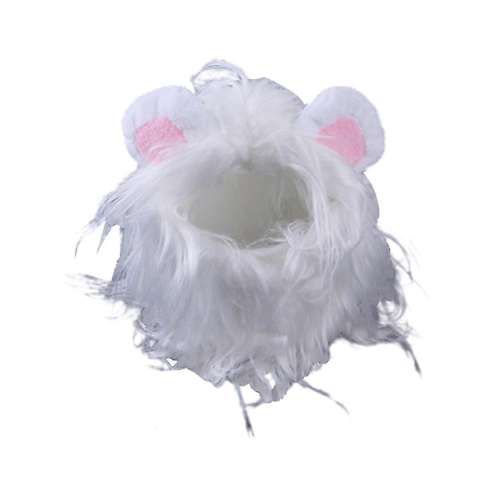 adjustable lion wig for cats pet cosplay