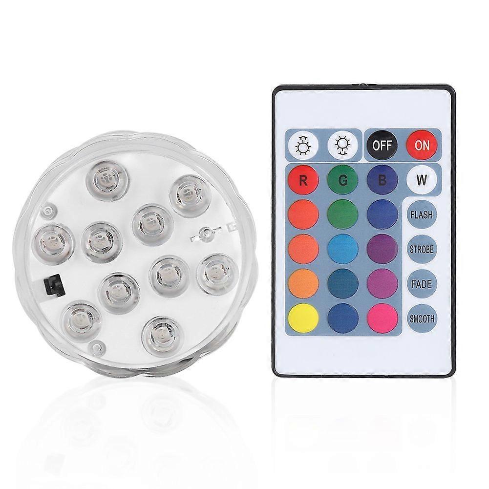 Submersible LED Lights Color Changing Underwater Light With Remote Control Waterproof For Aquarium Fish Tank Pool Pond