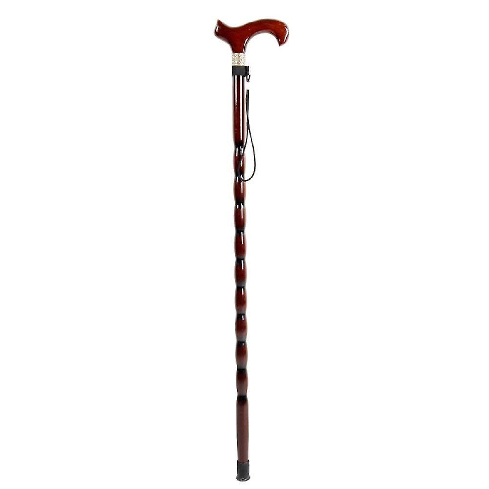 Wooden Cane Beech Walking Stick NonSlip Tip For Seniors Elderly Walker