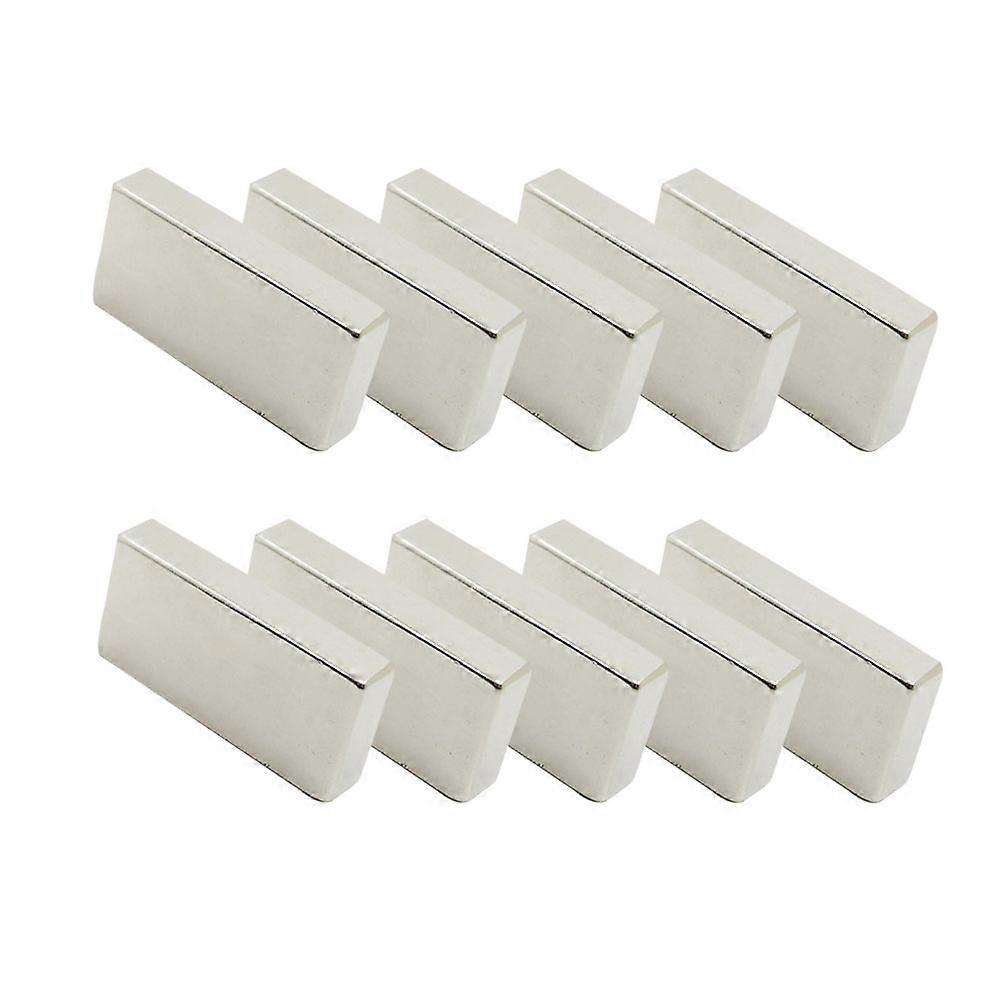 Multi-Purpose Magnet Pieces Square Magnet Slices for Home Use 10Pcs Set