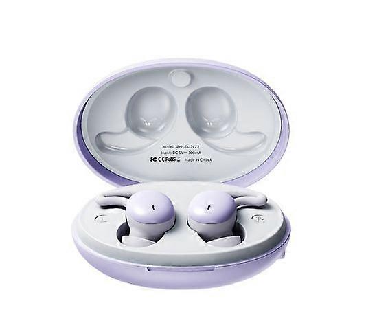 Wireless Noise Cancelling Sleeping Earplugs  Bluetooth Earbuds for Side Sleepers, Perfect for Small Ears(Purple)