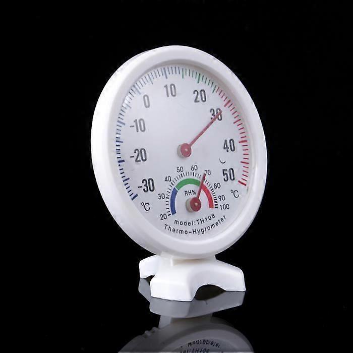 Thermometer/Hygrometer - TH-108 - Mini Portable - Analog - Indoor/Outdoor - 7.5cm