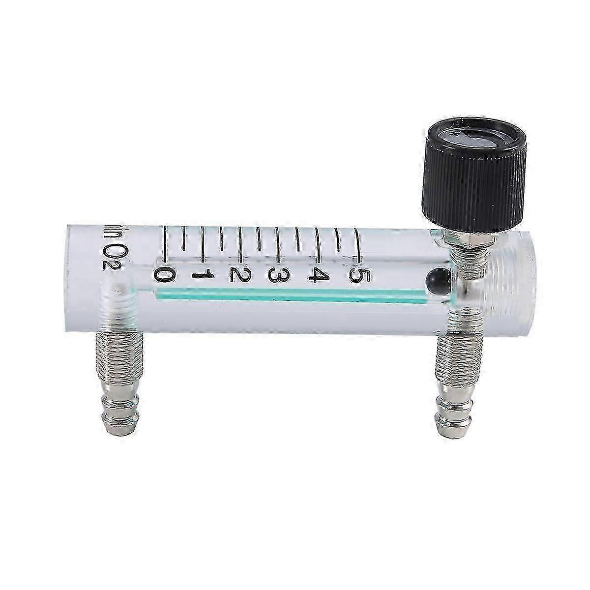0.1-5LPM 1L Débitmètre de débitmètre d’oxygène avec vanne de régulation pour l’oxygène de l’air gazeux