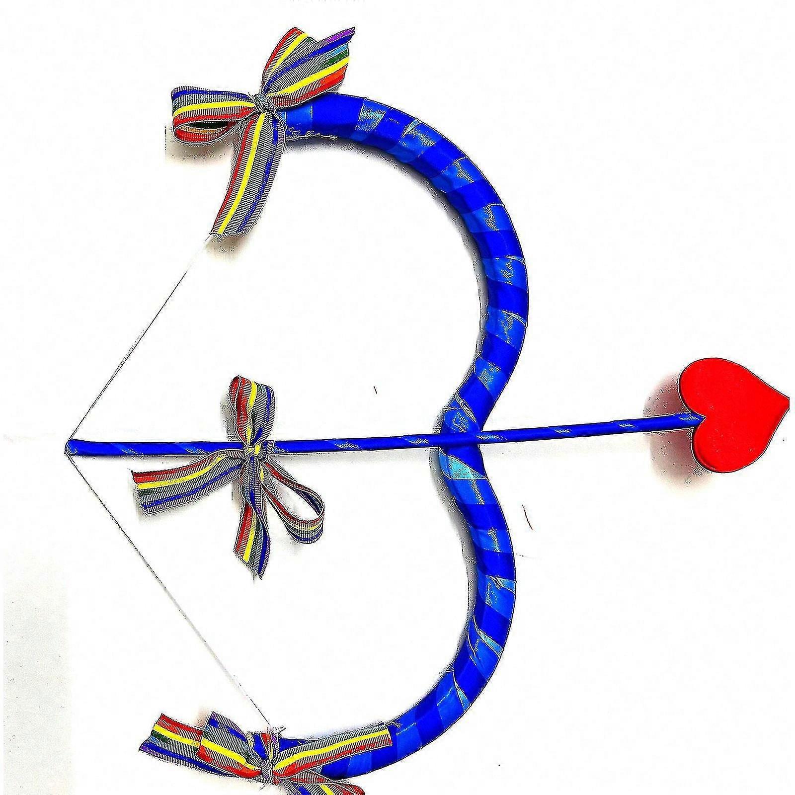 Cupid Archery Toy Set, Bow & Arrow Set Cupid Costume Photo Props For Adults