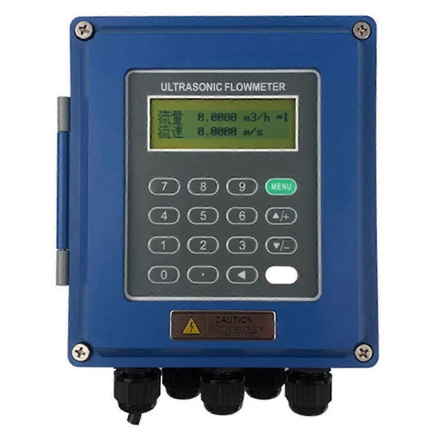 TUF-2000B DN25-100mm -1 Transducer Wall-Mounted Liquid Water Flow Meter Flowmeters RS485 Modbus