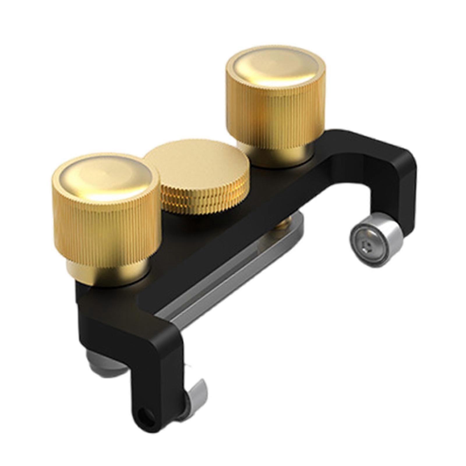 2025 Sharpening Bracket Adjustable Angle Chisels Sharpening Jigs Aluminum Woodworking Sharpener Bracket Angle Fixture Plane black