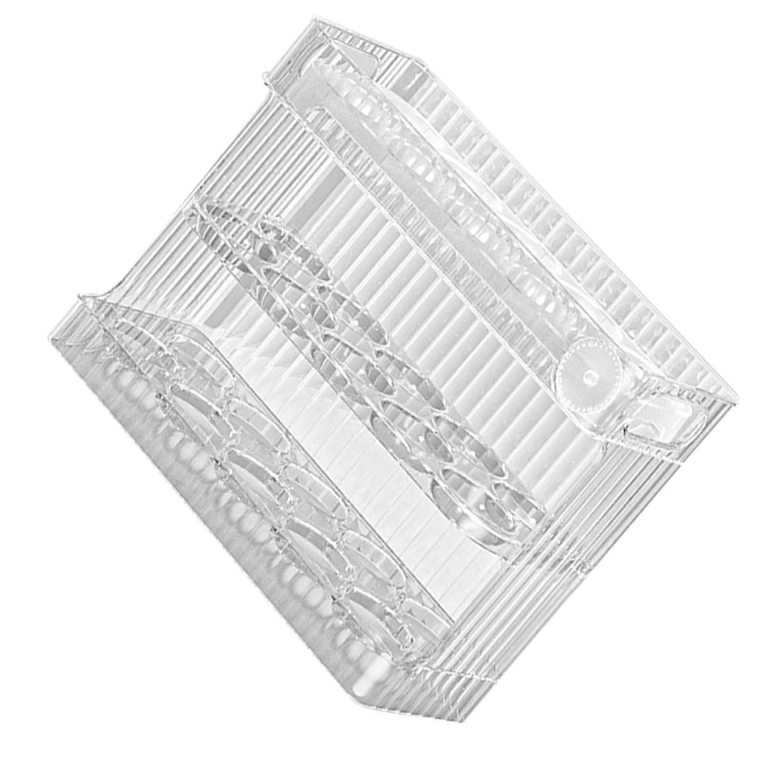 2025 30 Count PET Flip Fridge Egg Tray Container 19x25x10cm Translucent