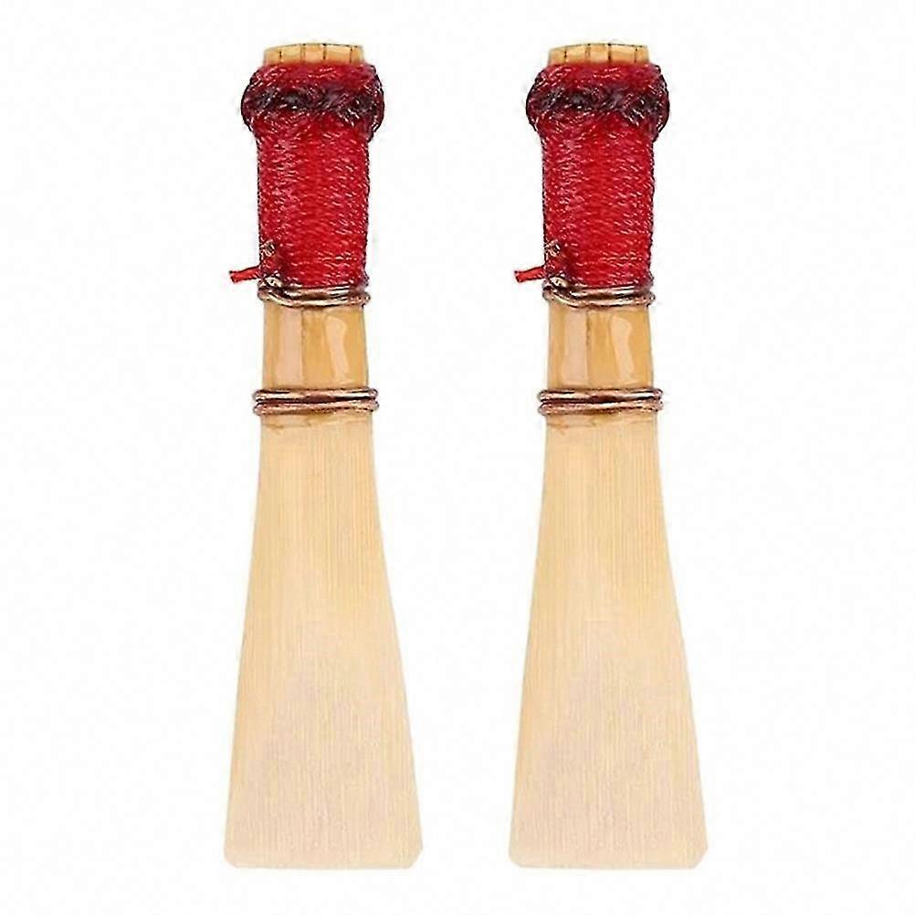 2pcs Durable Bassoon Reeds for Bassoon Instrument Accessories & Whistle Tool