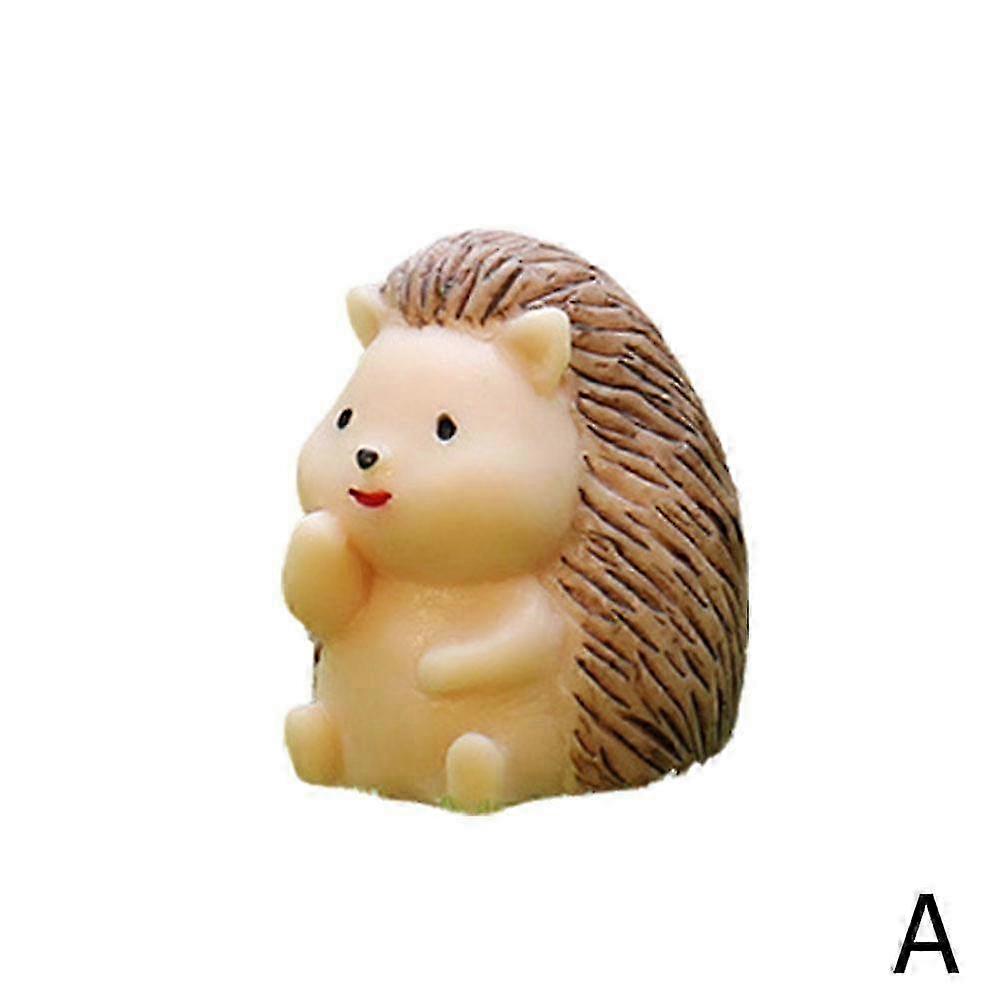 Hedgehog Models Garden Adornment Micro Landscape Home Decor Simulation Decor 2025