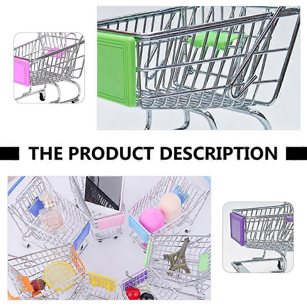 Mini Iron Cart Food Basket for Fried Chicken Storage 1Pcs