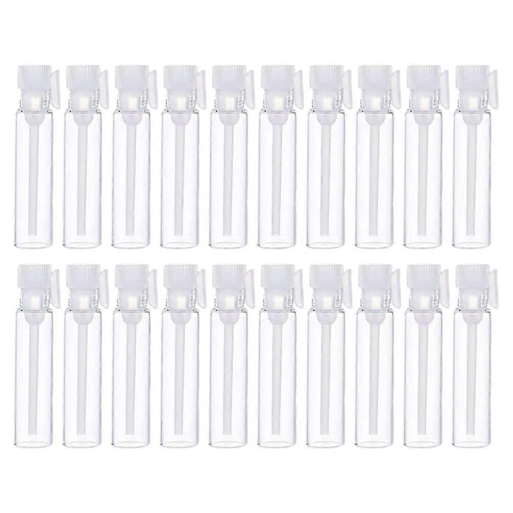 100pcs 1ml Dropper Bottles Perfume Bottles Refillable Empty Sub Bottles