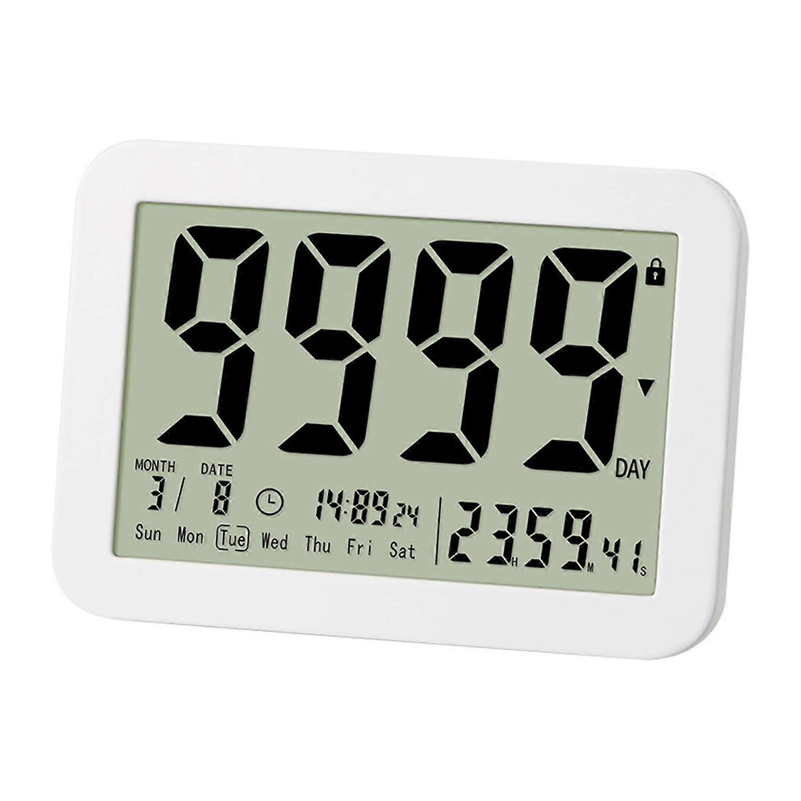 White Electronic Countdowns Easy To Read Accurate Timekeeping Countdown Timer For Events Days Timer