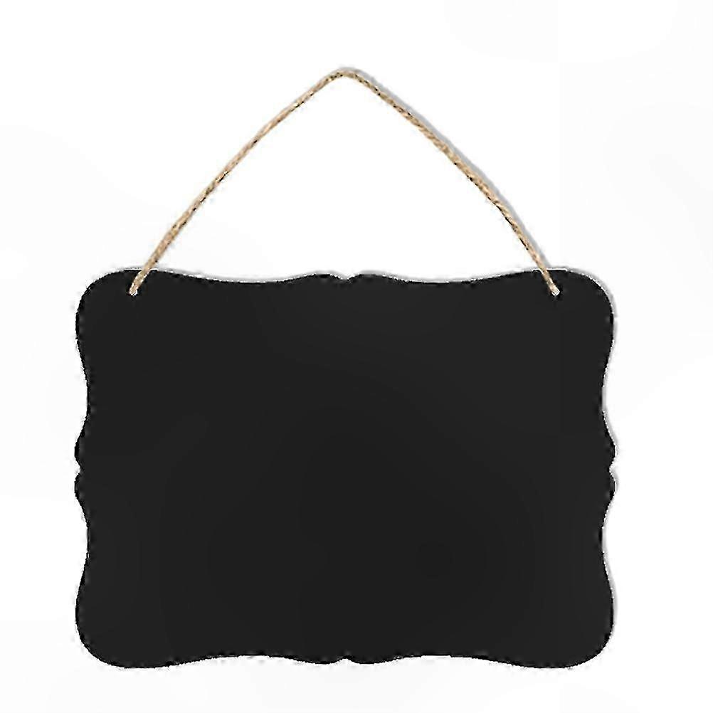 Double-Sided Erasable Chalkboard Sign with Hanging String for Wall Decor