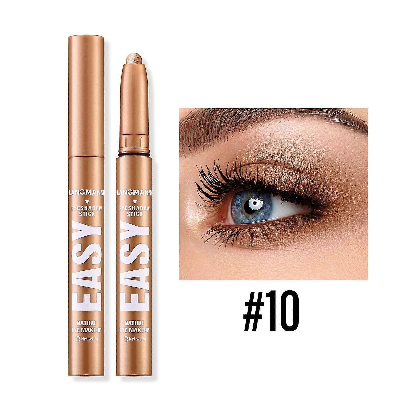 Xaoshaoyi Eyeshadow Stick, Matte Bright-Color Contour & Highlight, Waterproof Long-Lasting High Pigmented Cream Shadow