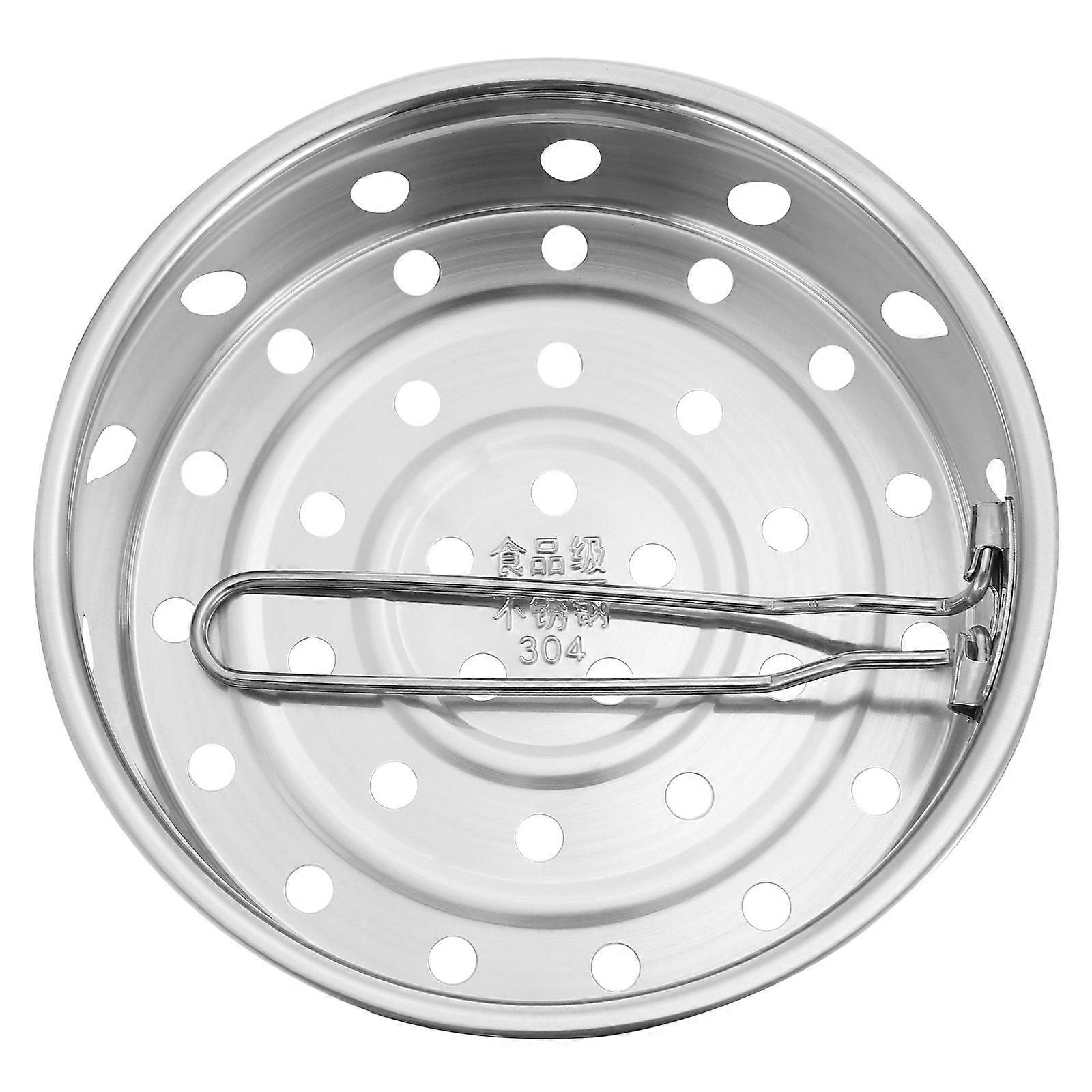 Stainless Steel Steamer for Electric Cooker with Handle 1Pcs