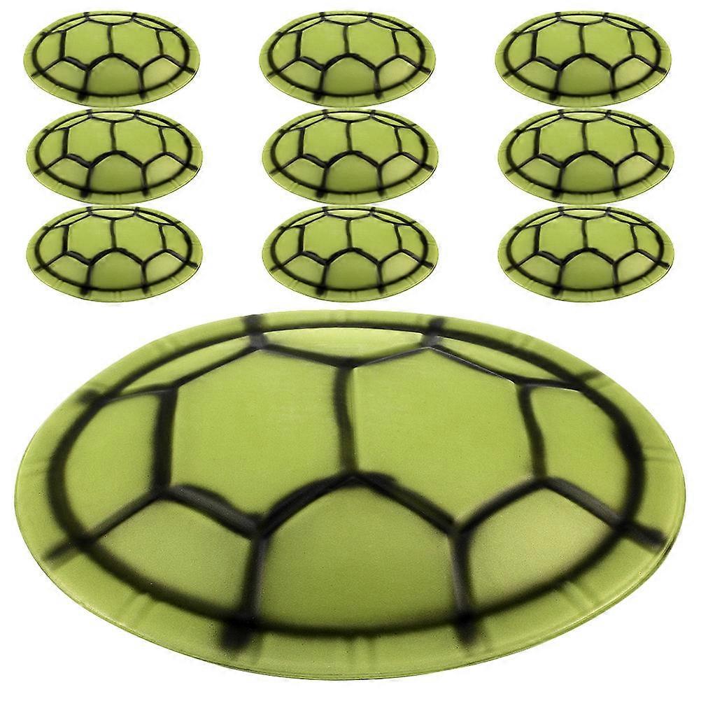 Tortoise Shell Costume Prop for Halloween 20Pcs Green Lightweight Eva Shell