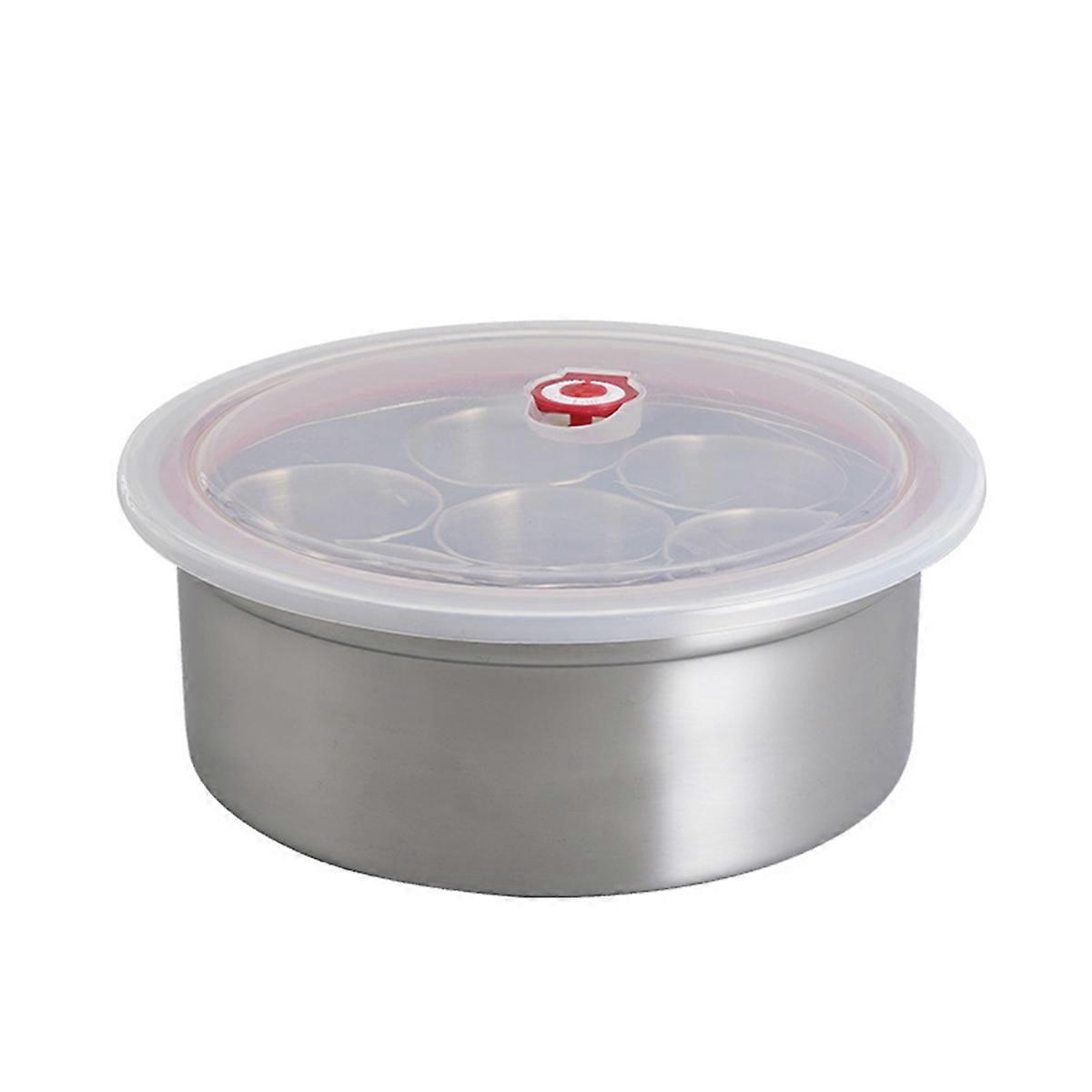 Stainless Steel Spice Containers with 7 Compartments Indian with parent Lid