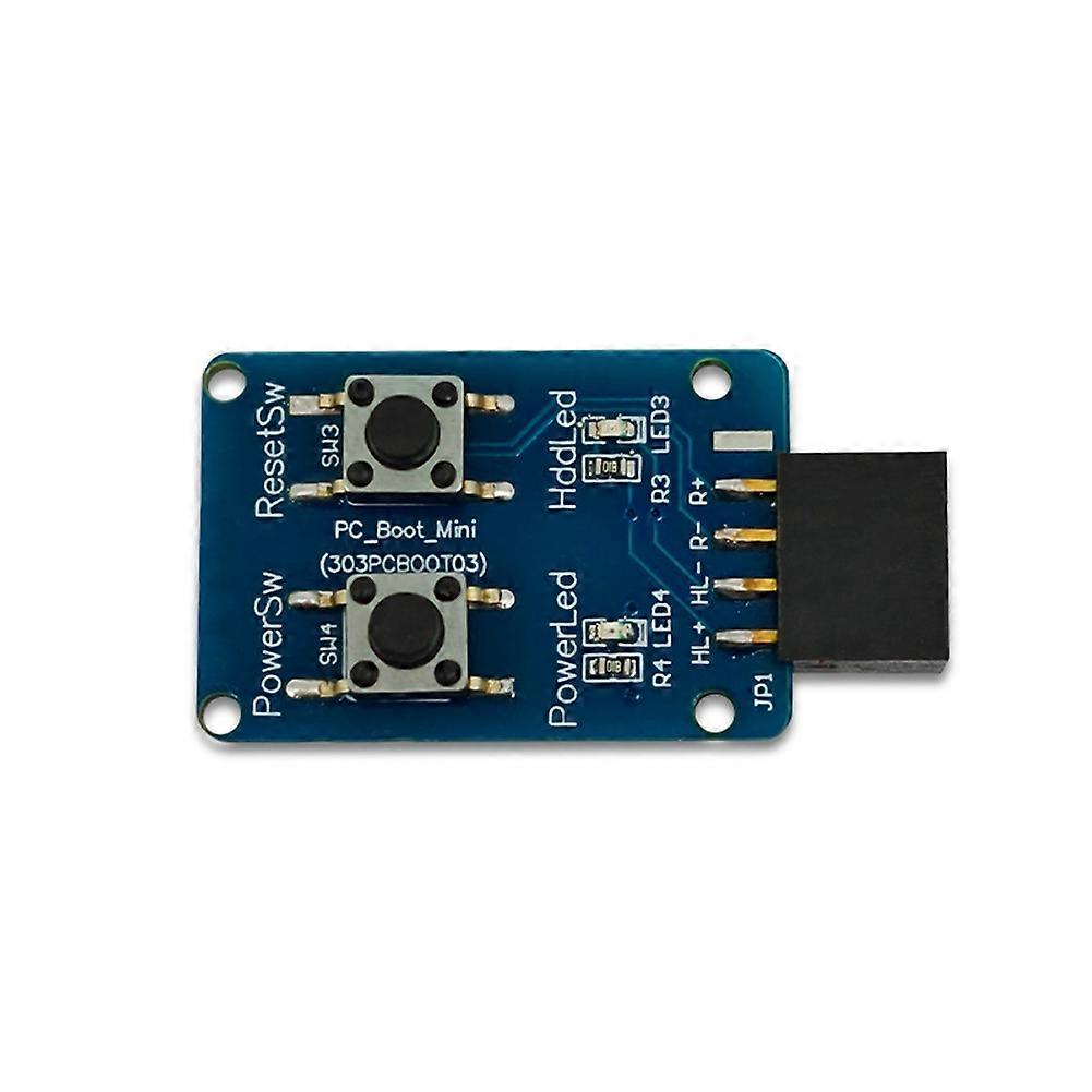 PC-Boot-Mini Motherboard Boot Test Board 9 Pin PC on/Off Button for PC Motherboard