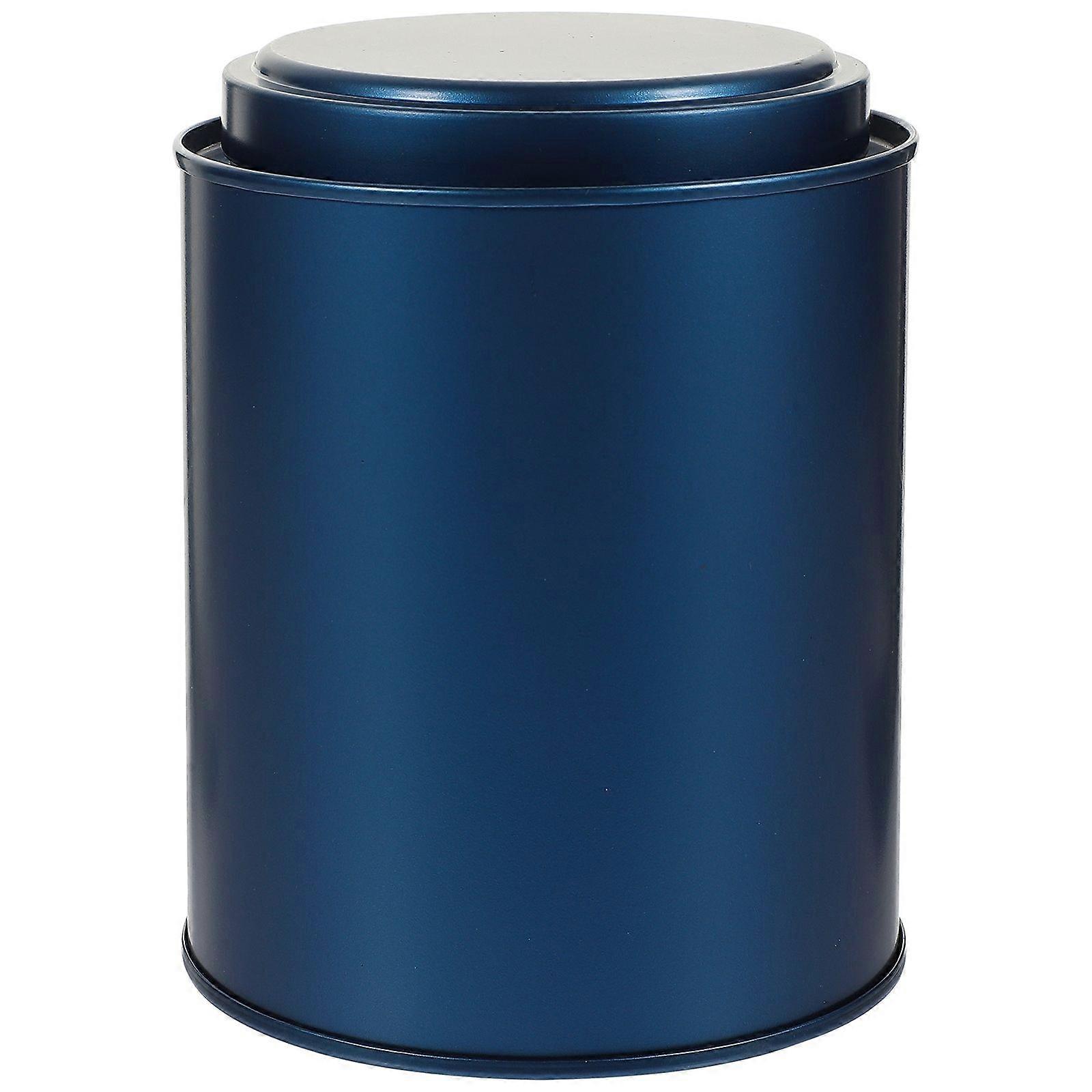 Household Tea Container Multi-function Storage Canister Desktop Tinplate Canister