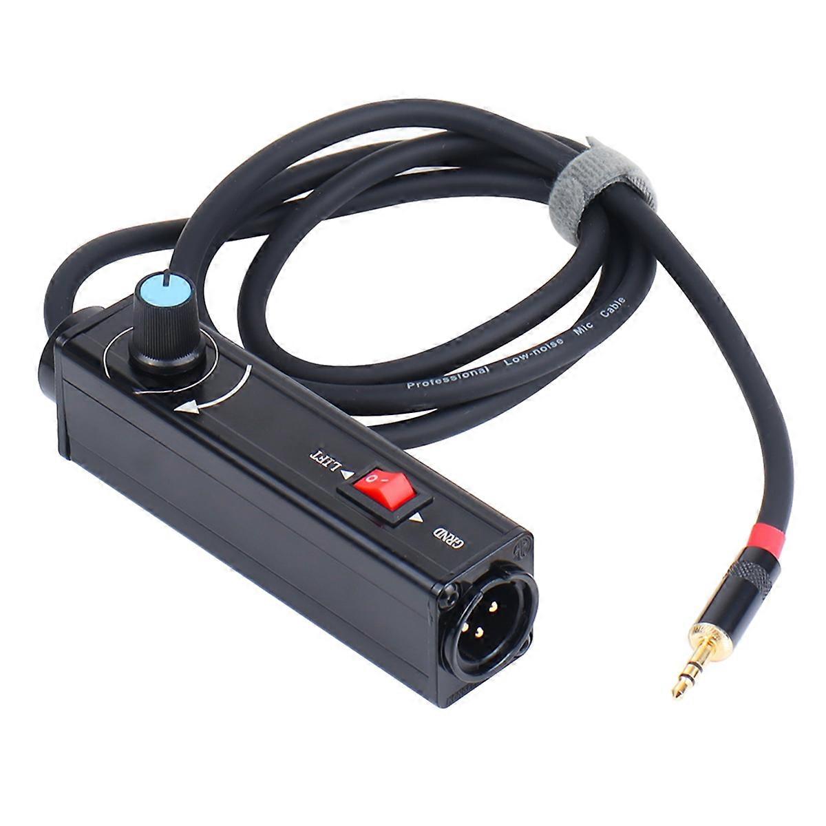 3.5 to XLR Audio Isolator Converter Notebook to Mixer Control Volume Noise Reduction 3.5 to Balance
