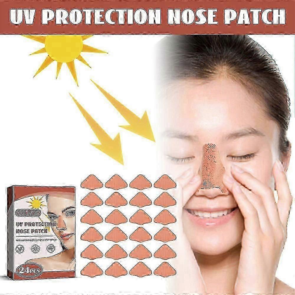 Sun nose patch with UV shield for outdoor use