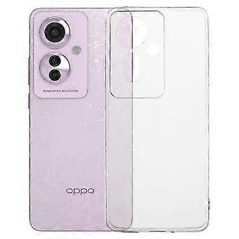 Compatible For Oppo Reno11 F 5G Clear Case Glossy Watermark-Free Soft TPU Phone Cover