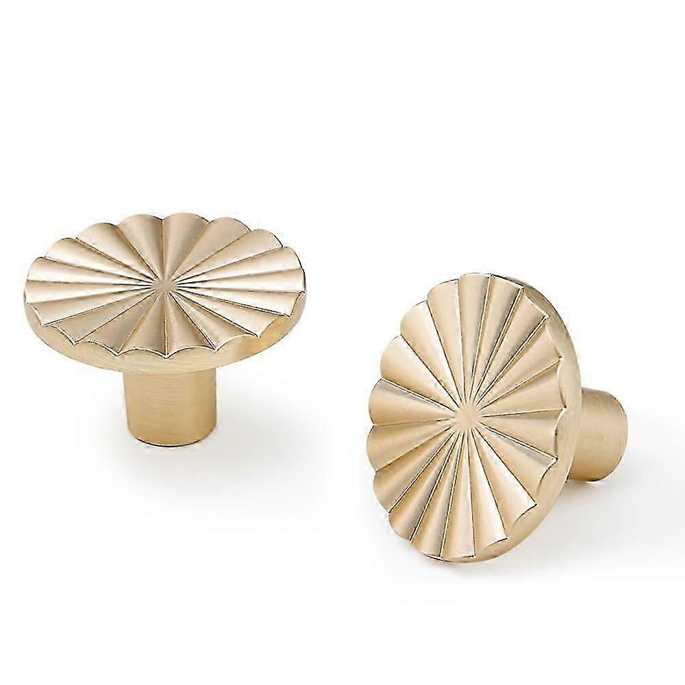 6 Pack 1.46 Inch Modern Kitchen Cabinet Knobs, Drawer Handles