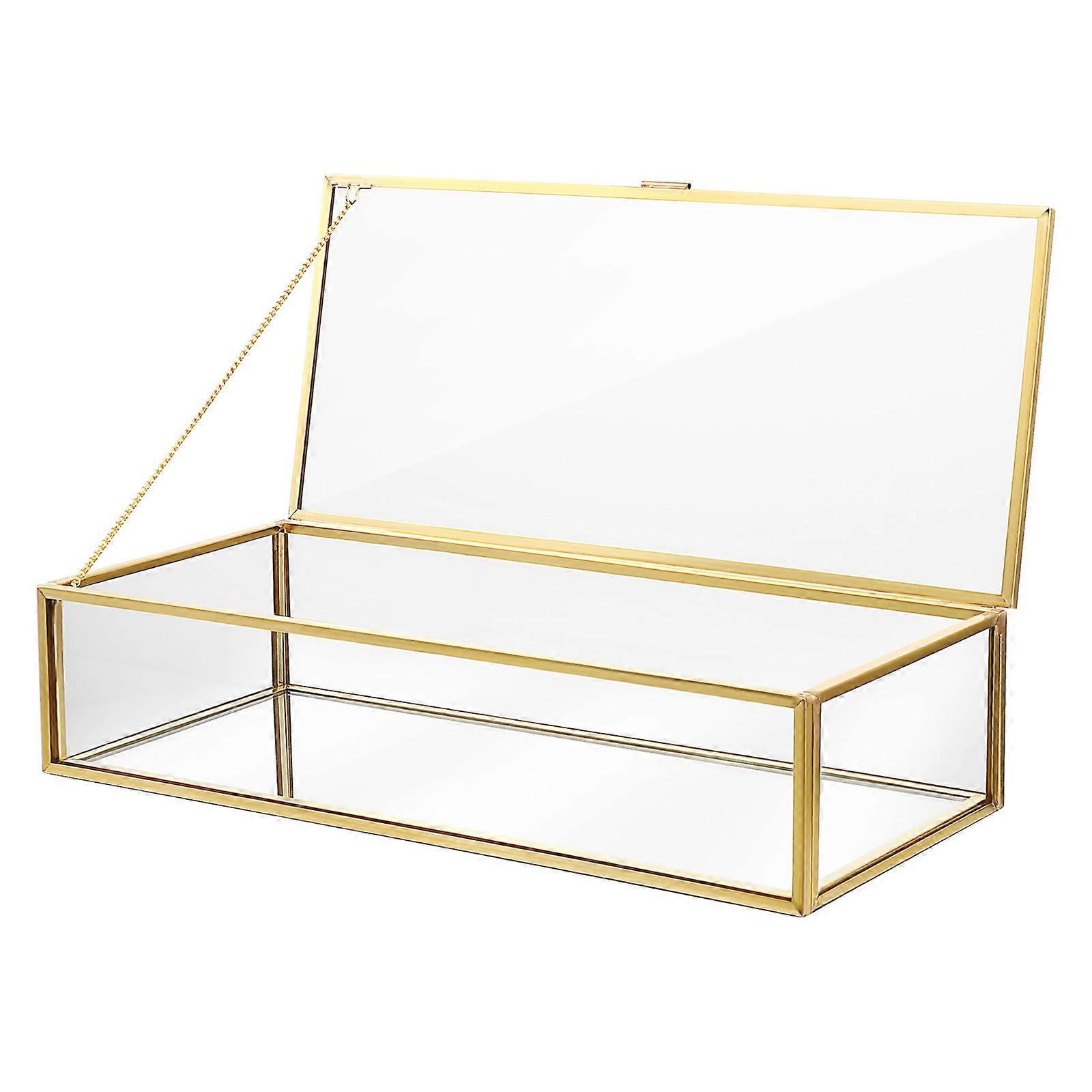 Luxurious Keepsake Box Organizer For Women And Family In Golden Color Ideal For Wedding And Home Use With Protection Features 3Pcs