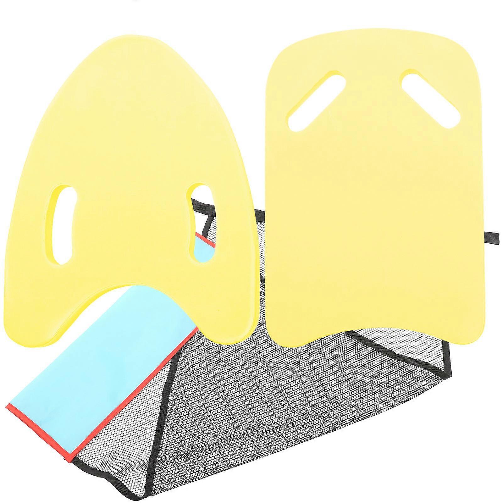 3 Sets Swim Teaching Aid For Children Swimming Skills In Yellow Durable Floatation Boards