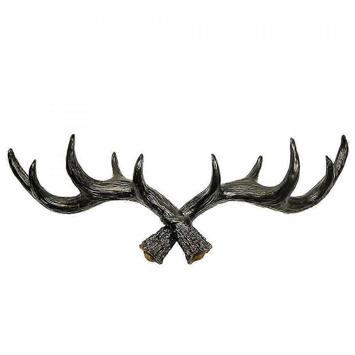 Sturdy Coat Hook, Cast Iron Deer Antlers With High Load Capacity, Wall Mounted For Easy Access, Lifelike Deer Antler Hook For A Rustic Touch, Vintage