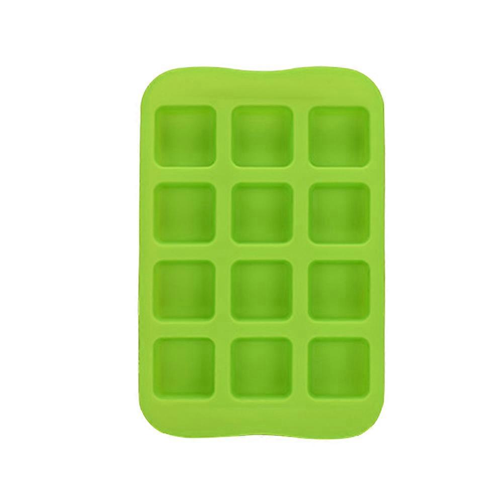 Chocolate Mold Silicone Tray for Ice Making 3Pcs Green Ice Cube Tray