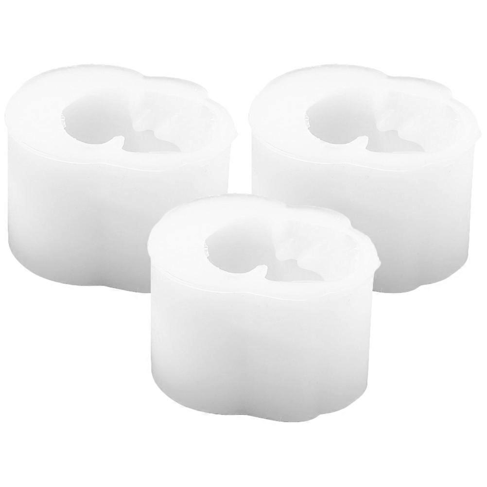 Durable Skull Making Mold Suitable For Craft Enthusiasts In White Color 6 Pcs DIY Accessories
