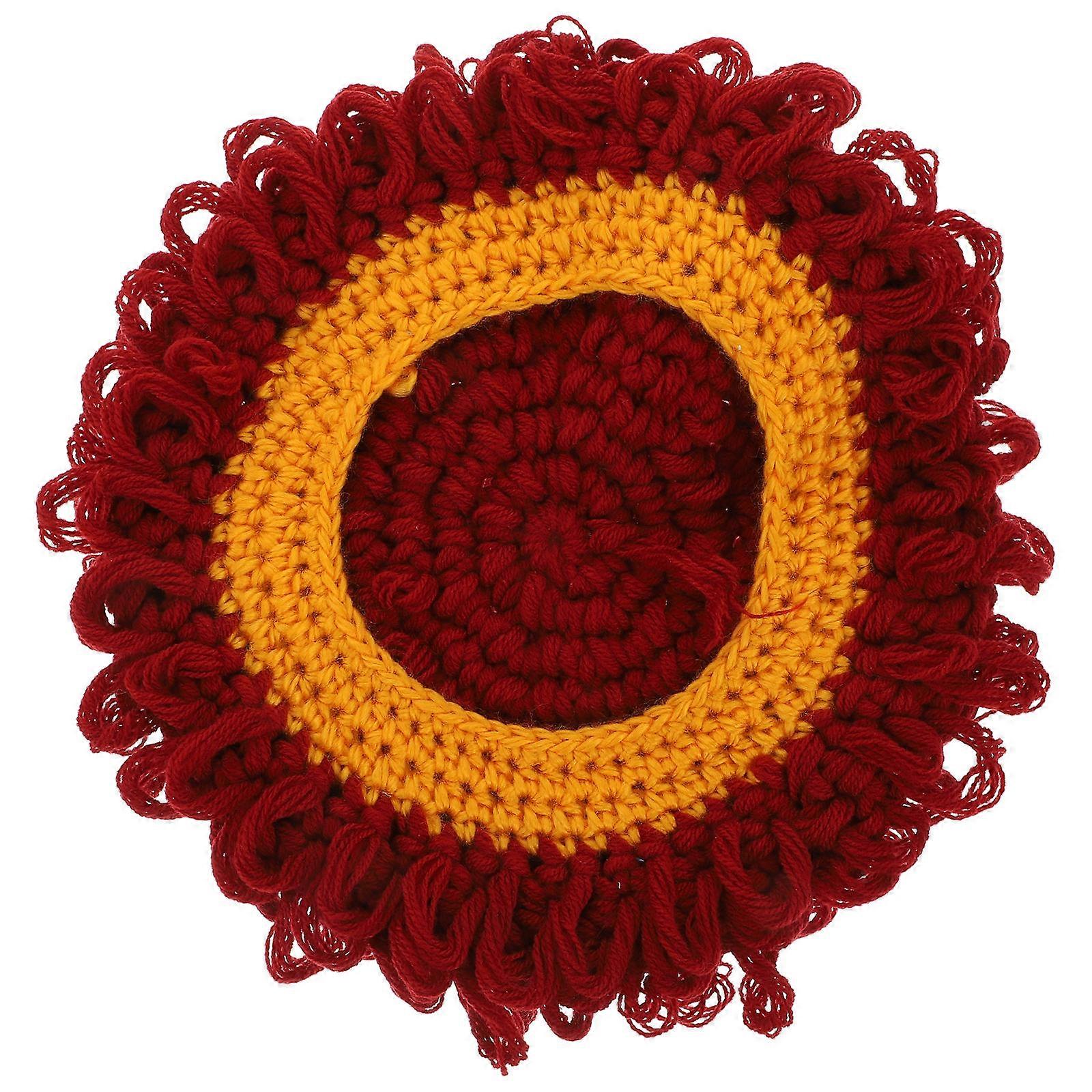 Creative Woolen Hat Decor Funny Cosplay Hat for Party Performance 2Pcs