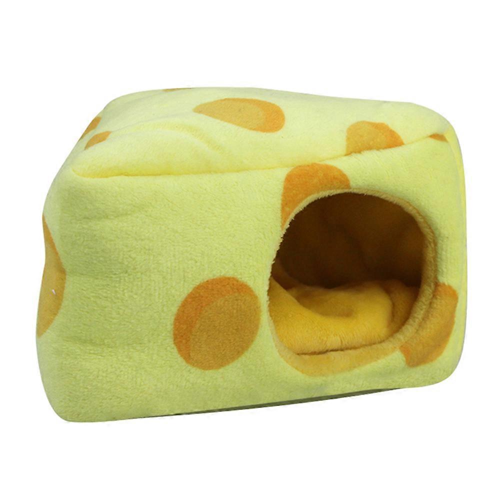 Hamster Plush House for Sleeping and Hiding 3Pcs Cartoon Cake Shape