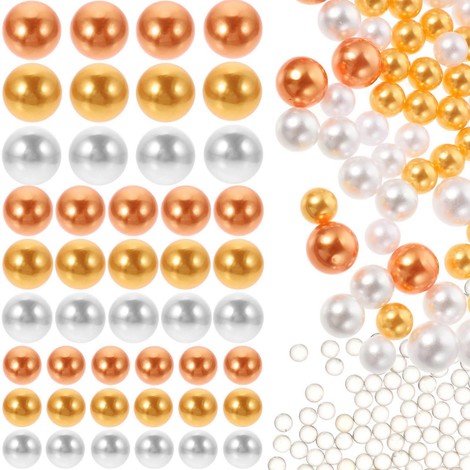 Fake Pearls 1200 Pcs Floating Ornament Ideal For Candle Bases And Floral Enhancements Perfect For Christmas