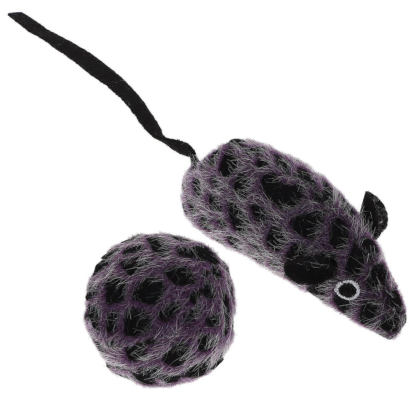 Cat Toys Plush Cat Mouse Toy for Chewing and Playing 5Sets