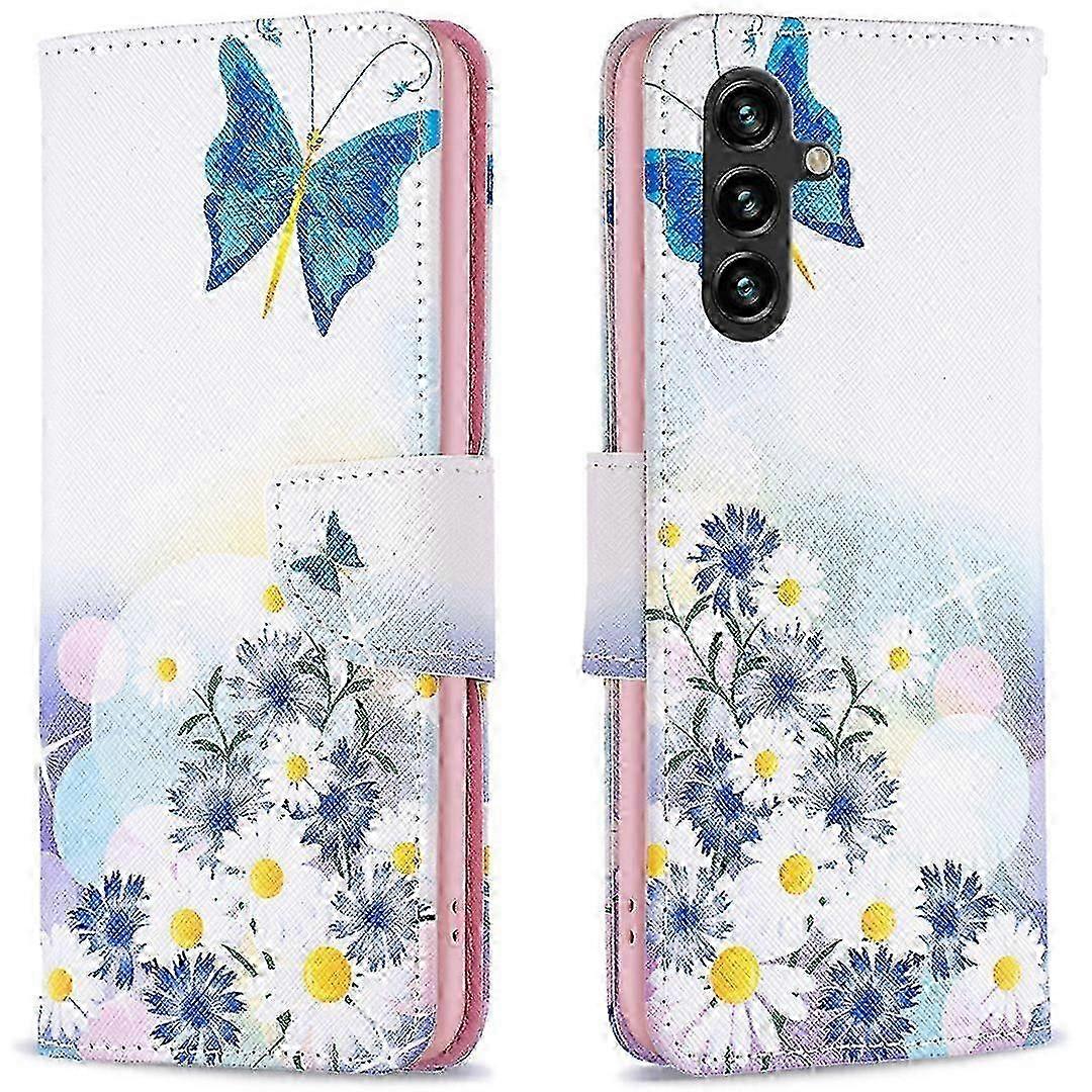 For Samsung Galaxy A16 Wallet Case Pattern Print Phone Leather Cover