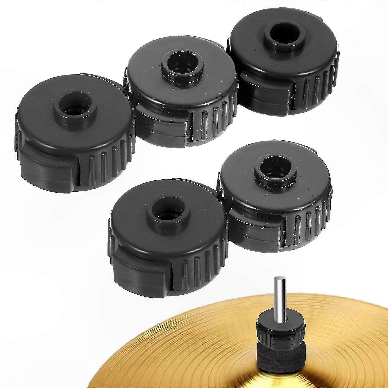 5 Piece Cymbal Kit for Drum Sets Percussion Replacement Nuts