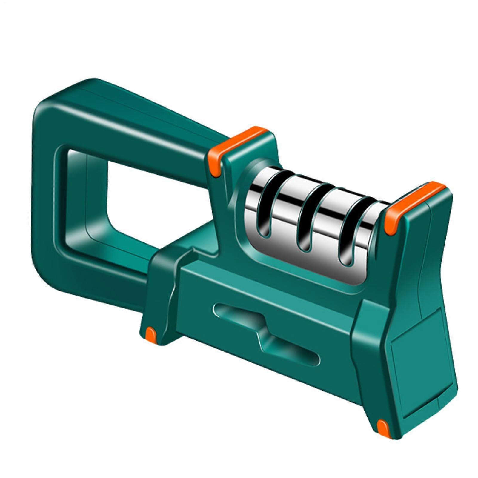 Electric Sharpener Diamond Abrasive, Variable Speed, Angle Guide, MultiStage Sharpening For Knives, Scissors And Axes